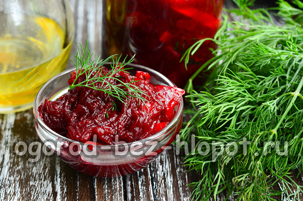 유치원에서 먹는 비트루트 캐비어