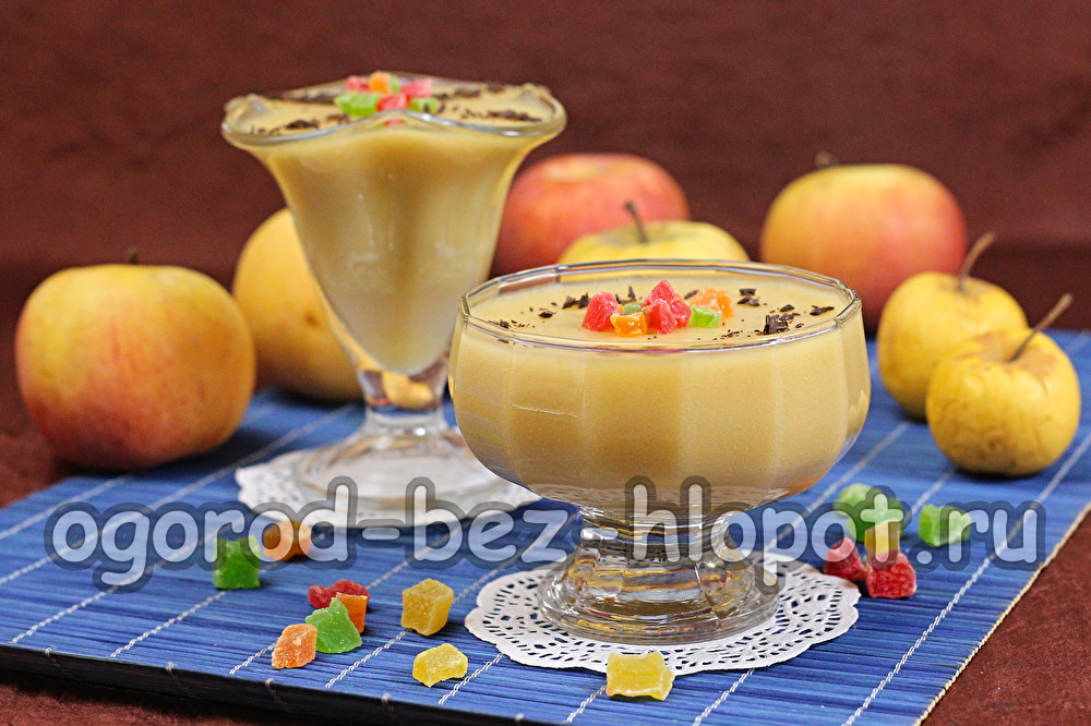 무설탕 사과 젤리