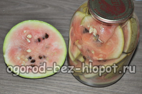 겨울철 절인 수박