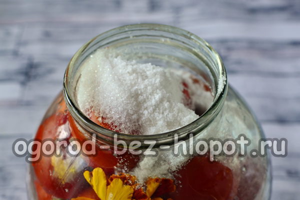 소금과 설탕을 첨가하세요