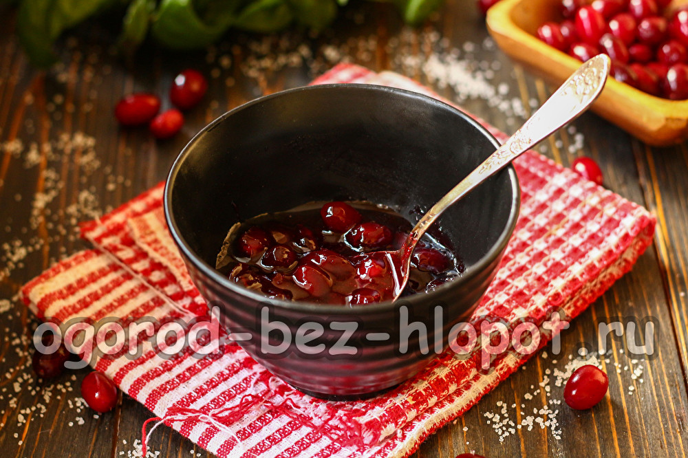 겨울용 산딸나무 잼