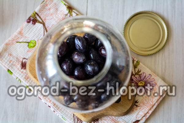 자두를 병에 담다