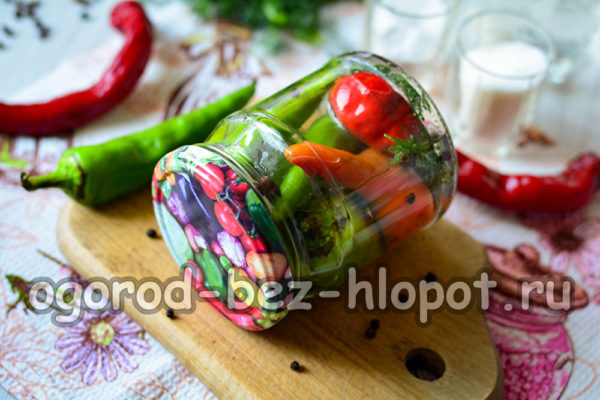 겨울철 절인 고추