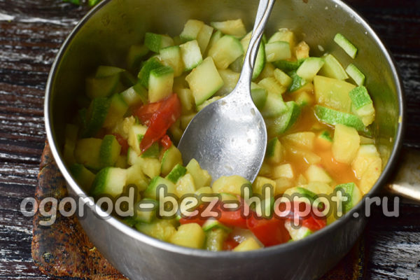 샐러드를 끓이다