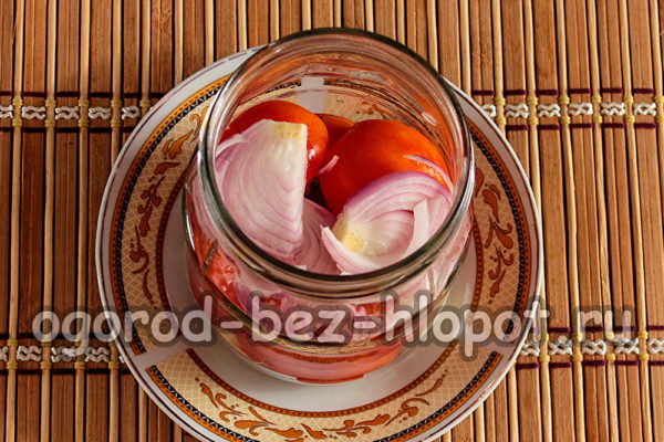 토마토, 양파 한 겹