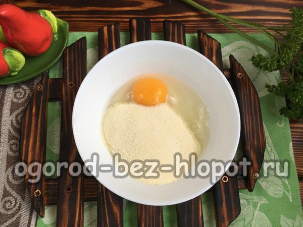 세몰리나, 계란, 설탕