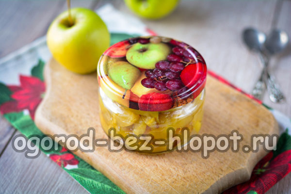 살균하지 않은 사과 필링