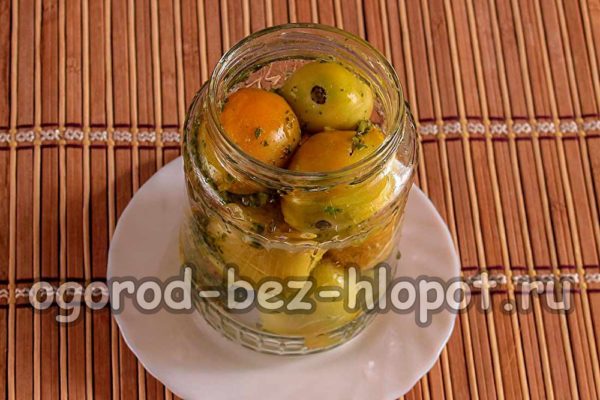 병에 담긴 토마토