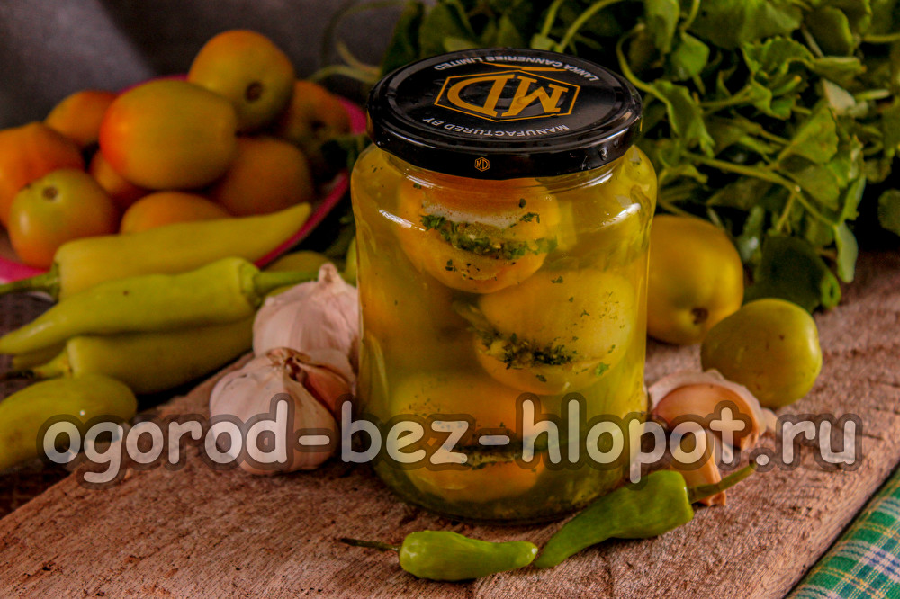 속을 채운 조지아식 토마토