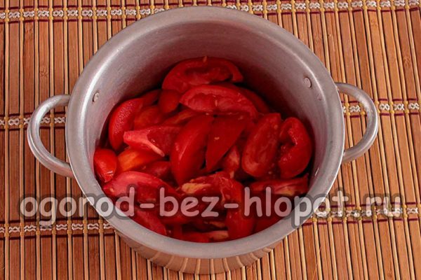 토마토를 다지다