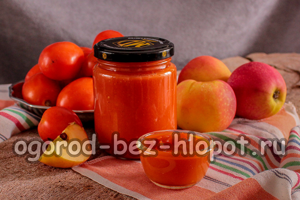 겨울철 사과 토마토 소스