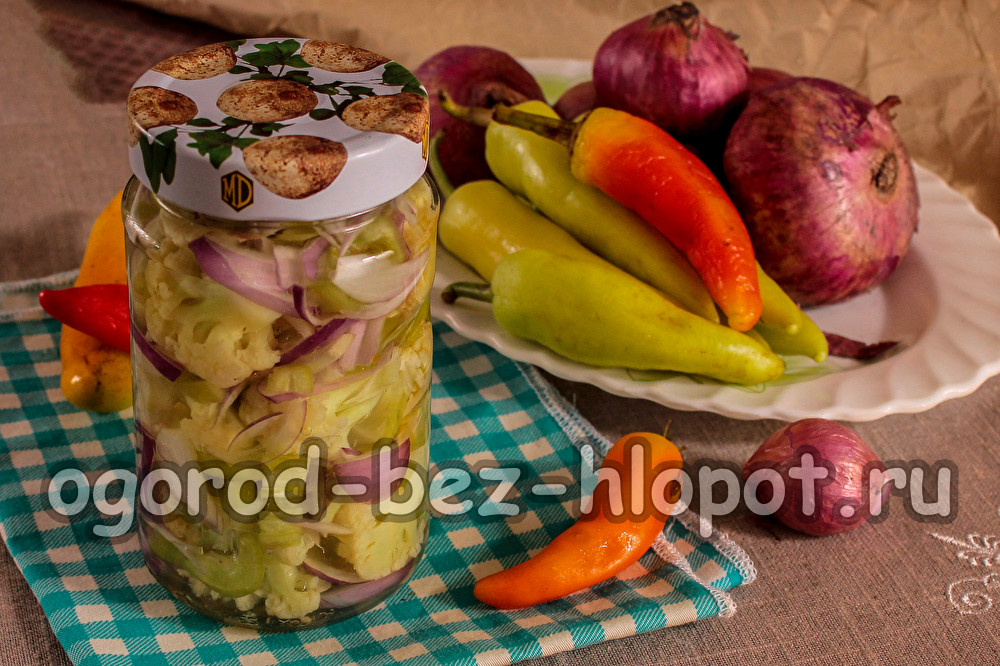 겨울철 콜리플라워 샐러드