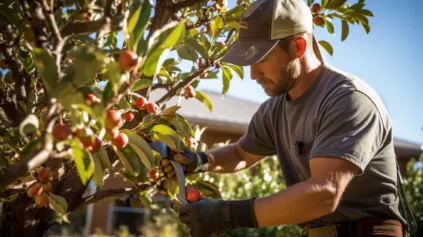 과일나무 가지치기