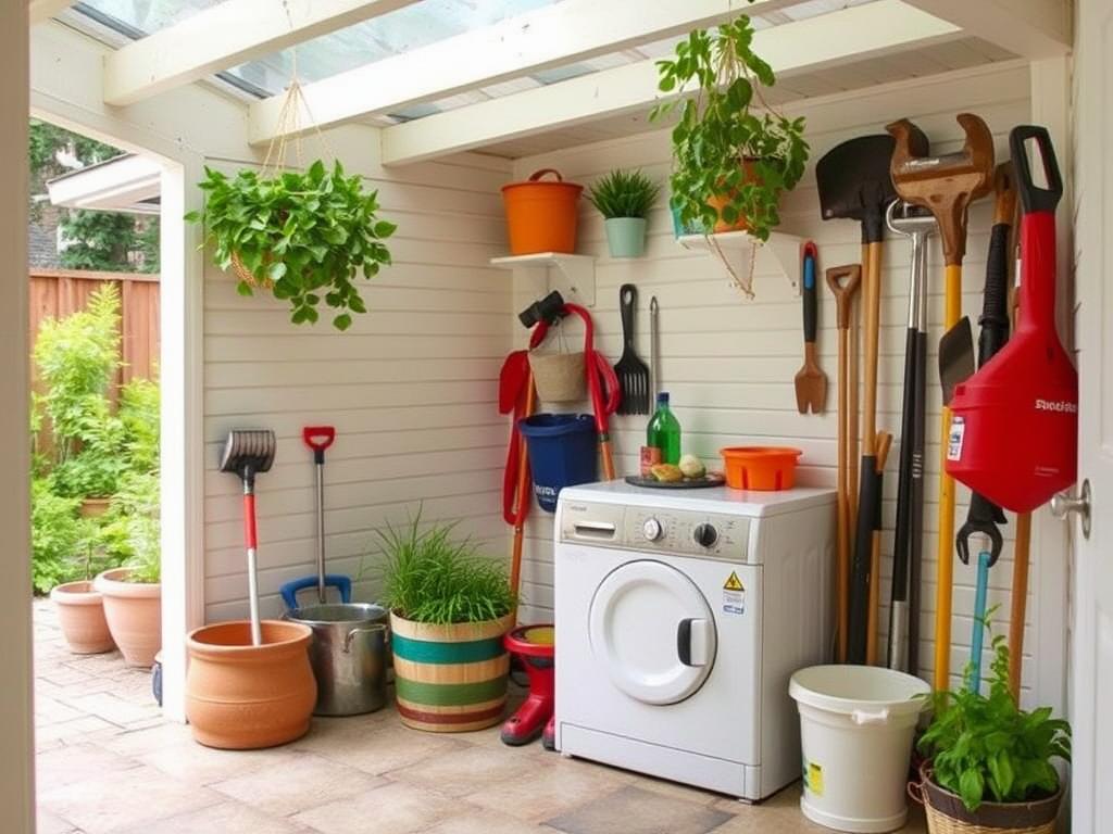 2. 테라스가 있는 유틸리티 블록 2. 테라스가 있는 다용도 건물 사진