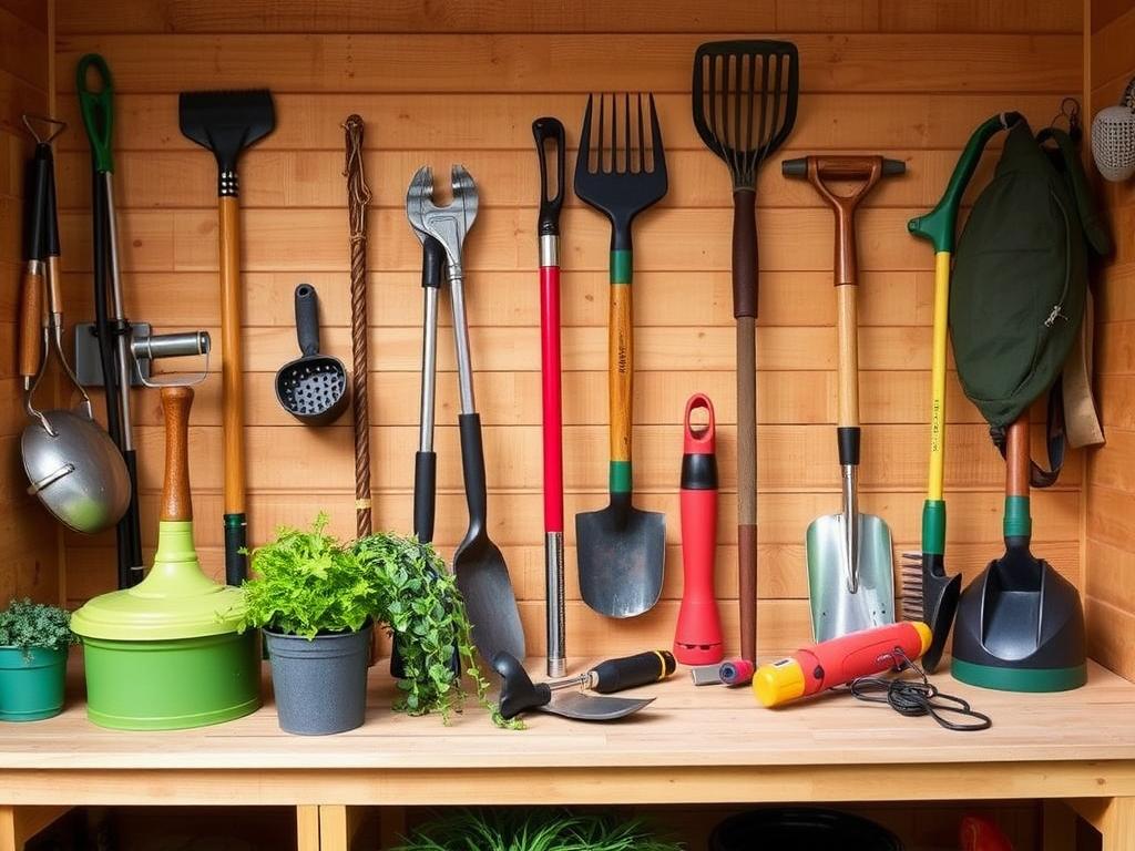 다양한 정원 도구와 그 특징 다양한 정원 도구와 그 특징(사진)
